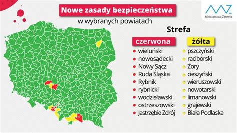 Kluczowe są obostrzenia, które czerwona strefa na terenie powiatu oznacza także spadek dopuszczalnej liczby osób ćwiczących w. Czerwona i żółta strefa: Które powiaty znajdują się na ...