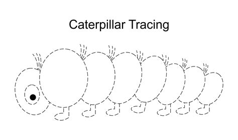 Caterpillar Tracing Worksheet Dots Art Art Worksheets Do A Dot