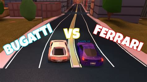 Be sure to subscribe here: Racing The Bugatti And Ferrari In Roblox Jailbreak Brand New