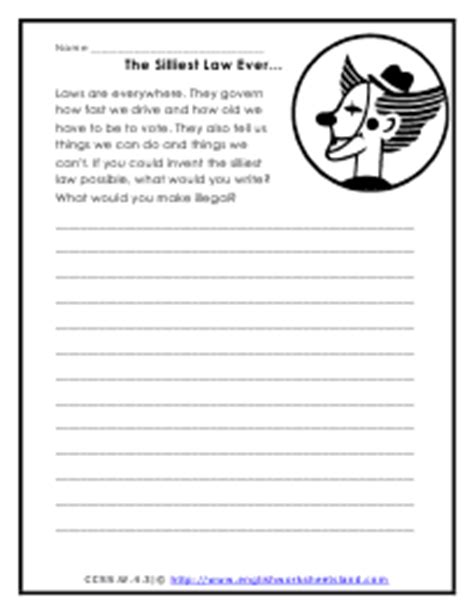 writing prompt worksheets
