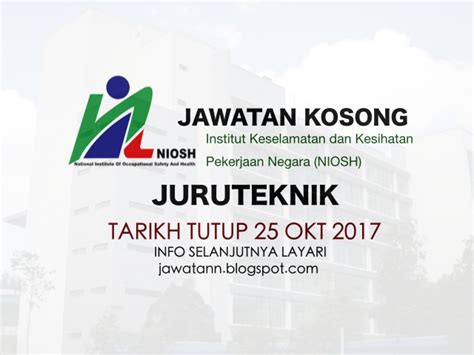 We did not find results for: Jawatan Kosong Juruteknik di NIOSH - 25 Oktober 2017