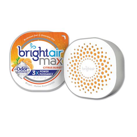 Bright Air Max Odor Eliminator Air Freshener Citrus Burst 8 Oz