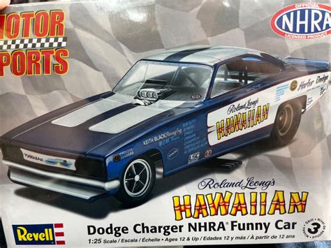 Revell 85 4287 Hawaiian Roland Leong Dodge Charger Funny Car 125 Mcm