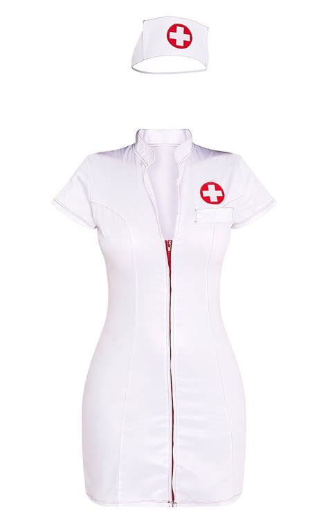 Sexy Nurse White Fancy Dress Costume Prettylittlething
