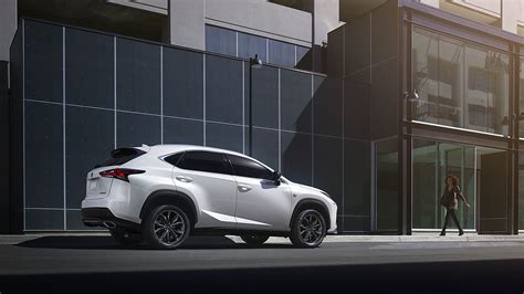 Unique 18 alloy wheels, lane tracing assist (lta), power slide / tilt moonroof, garage door opener, automatic rain sensing wipers, heated steering wheel, wireless. 2019 Lexus NX300 F Sport | Presidential Auto Leasing & Sales