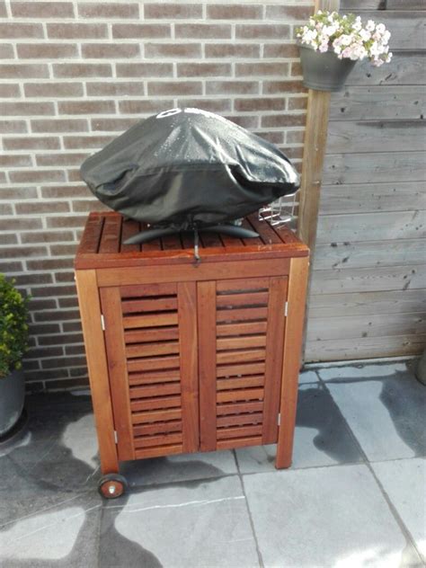Kun grundlæggende færdigheder og erfaring med cement er nødvendige. Weber Q1200 & Ikea kastje | Outdoor furniture decor, Bbq ...
