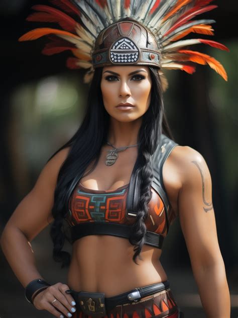 Sexy Native American Women In Headdress Fit Sexy Women Digital Portrait Print Print Ready High