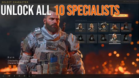 Call Of Duty Black Ops 4 Blackout Character Unlock Guide All 10
