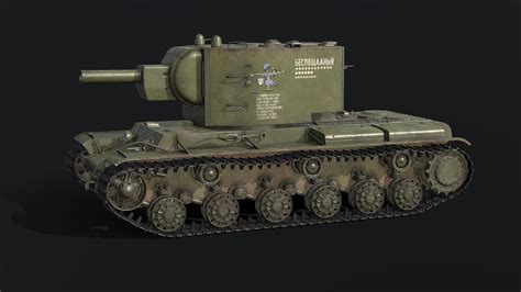 KV 2 Soviet Heavy Tank Klim Voroshilov 2 3D Model By Bogdan