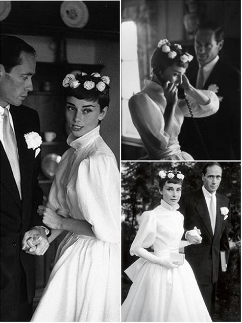 Iconic Wedding Dresses Audrey Hepburn The Wedding Secret Magazine