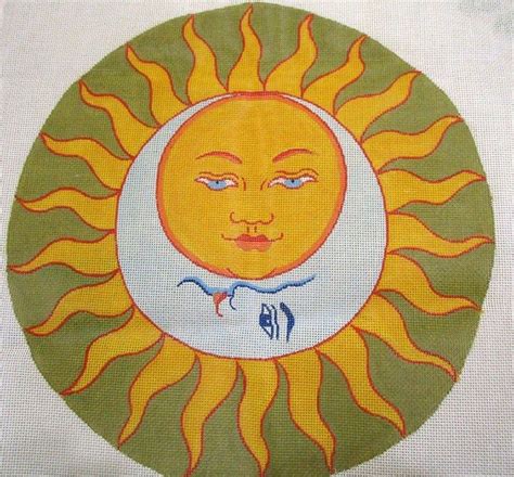 Find & download free graphic resources for moon pattern. Moon and Sun Vintage Embroidery Pattern | Embroidery ...