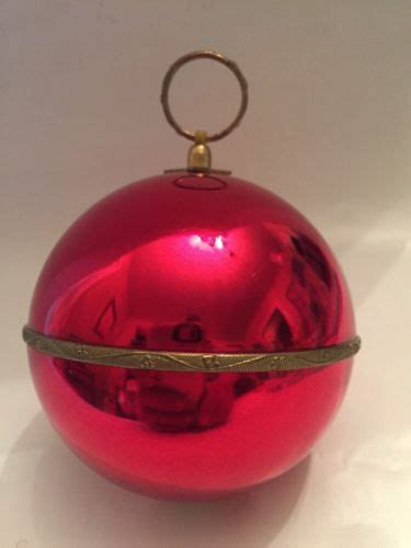 Vintage Reuge Ste Croix Wind Up Music Box Ball Ornament Plays Silent