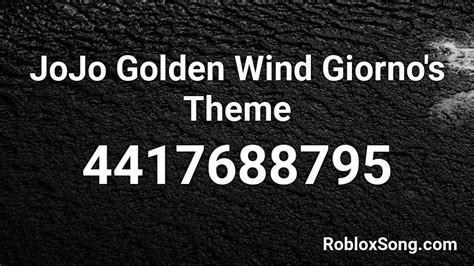 Golden Wind Roblox Id