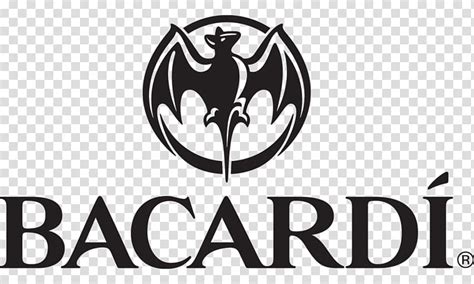 Graphy Logo Bacardi Rum Emblem Text Crest Symbol Blackandwhite