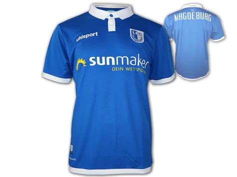 Bei donpallone gibt es regelmäßig. Uhlsport FCM Kinder Heim Trikot blau 1. FC Magdeburg Home ...