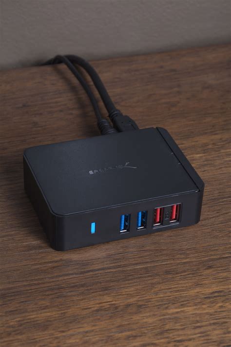 If you want to plug in anything with a this portable hub has every port you're likely to need: Sabrent 9 Port USB 3.0 HUB + 2 Charging Ports [12V/4A ...