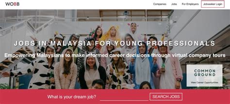 While the work market for jobs in malaysia has its ups and downs, there are usually sensible opportunities for employment. LOOK: Top 10 Job Search Websites in Malaysia! - JOHOR NOW