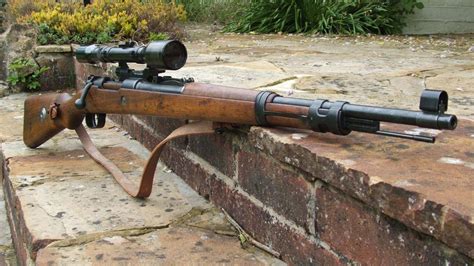 Brown Kar98k Gun Rifles Bolt Action Rifle Mauser Hd Wallpaper