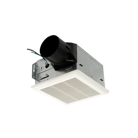 This bathroom exhaust fan from broan nutone offers 50 cubic feet per minute of air circulation. HushTone Series 90 CFM Ceiling Bathroom Exhaust Fan-C90 ...