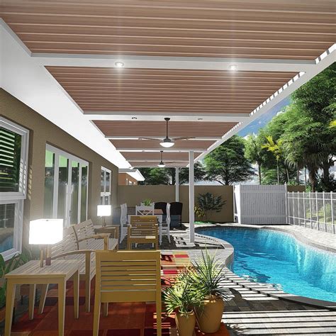 Louvered roof pergola kits uk. The StruXure Outdoor automatic louvered pergola roof. Sun ...