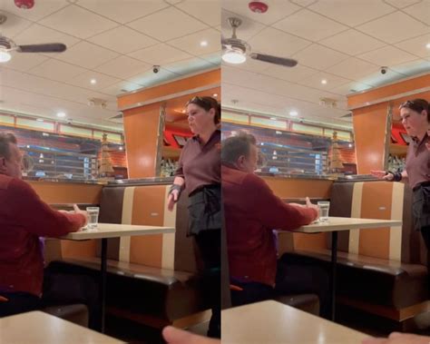 Watch Waitress Gives Rude Customer A Taste Of His Own Medicine During Rant