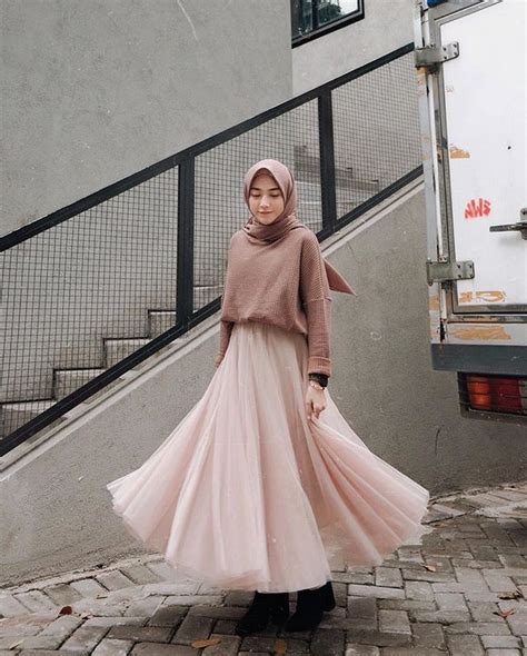 18 style hijab rok tutu