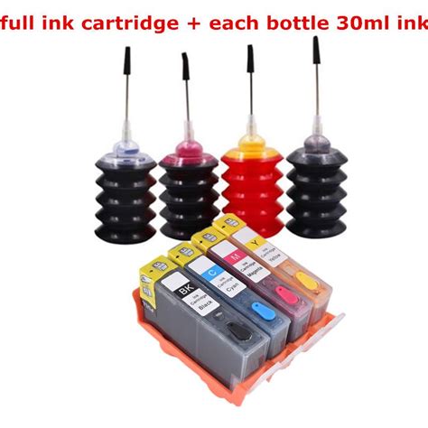 Compatible For Hp 178 Xl Refillable Ink Cartridge Photosmart 5510 5515