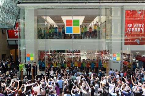 Microsoft Debuts Its First Australian Flagship Store On Sydneys Pitt