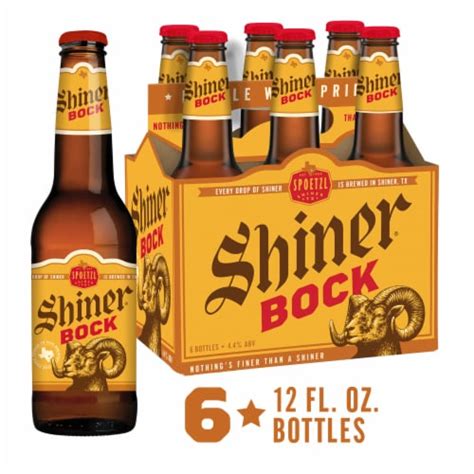 Shiner® Bock Amber Lager 6 Bottles 12 Fl Oz Kroger