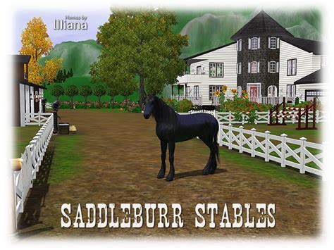 The Sims Resource Saddleburr Stables 3 Bed