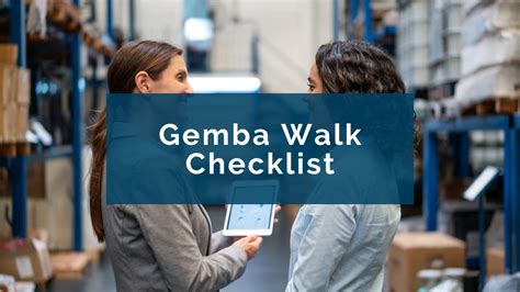 The Best Gemba Walk Checklist Use A Safety Gemba Walk Template For Your Workplace FREE PDF