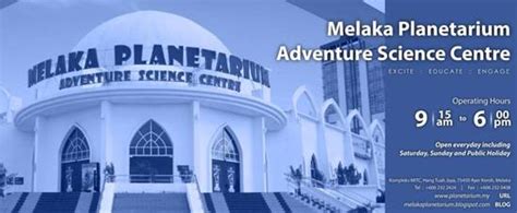We recommend booking melaka planetarium adventure science centre tours ahead of time to secure your spot. Melaka Planetarium Adventure Science Centre - Exploring ...