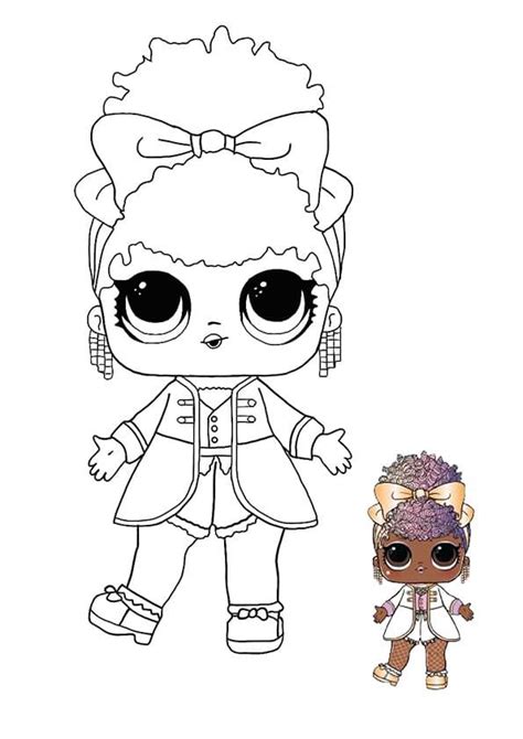 Coloriage lol hair goals coloring shimone queen. Dibujos para colorear Muñecas LOL. Imprimir en formato A4 ...