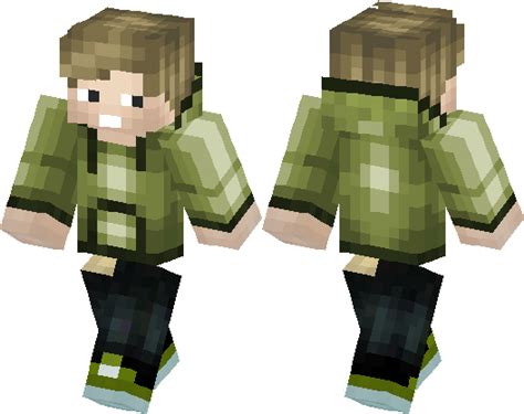 Orange and green boy skin (original artist in description). ~Cool Green Hoodie Guy Original~ | Minecraft Skin ...