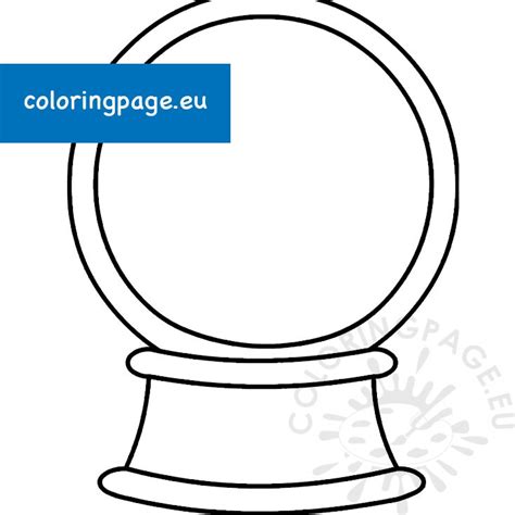 Using our blank snow globe printable means you can add your own picture. Free snow globe pattern printable - Coloring Page