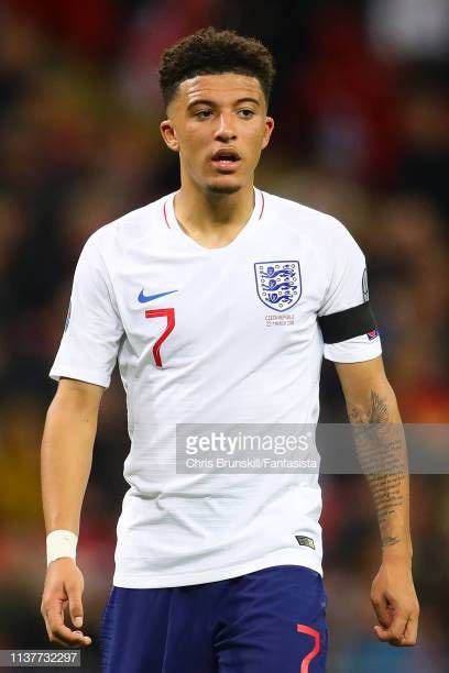 Discover everything you want to know about jadon sancho: Jadon Sancho of England looks on during the 2020 UEFA ...