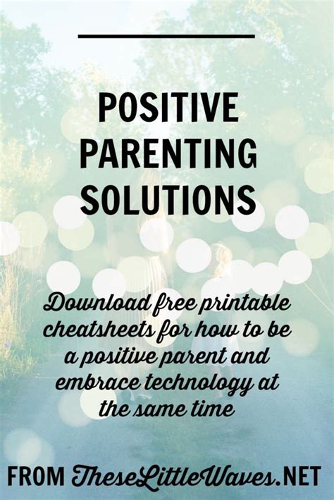 Positive parenting solutions are so important to find! It ...