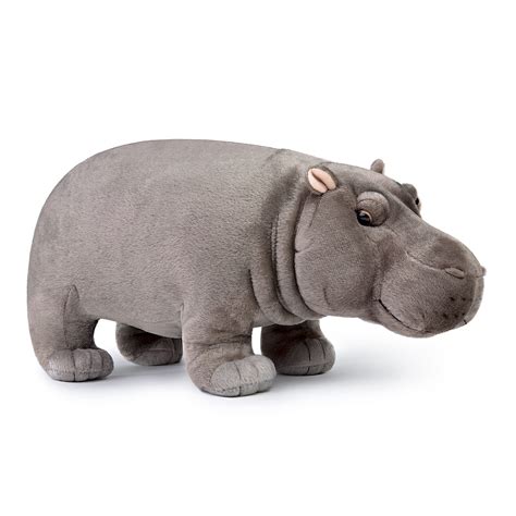 Buy Realistic Hippo Plush Toy Simulation Standing 14 Hippopotamus