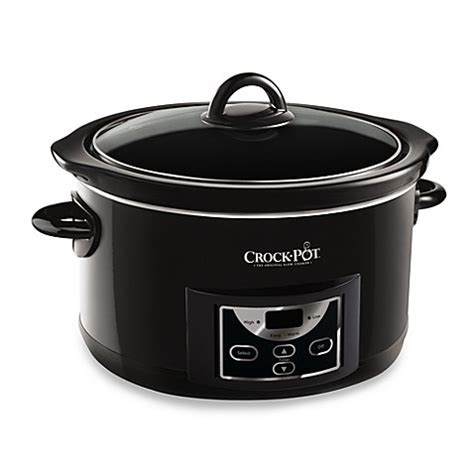 That means things like beef chuck, short ribs, pork shoulder, and spare ribs, to name just a few. Crock-Pot® Premier Edition 5-Quart Slow Cooker - Bed Bath ...