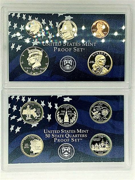 Details About 2000 United States Proof Set With 5 State Quarters