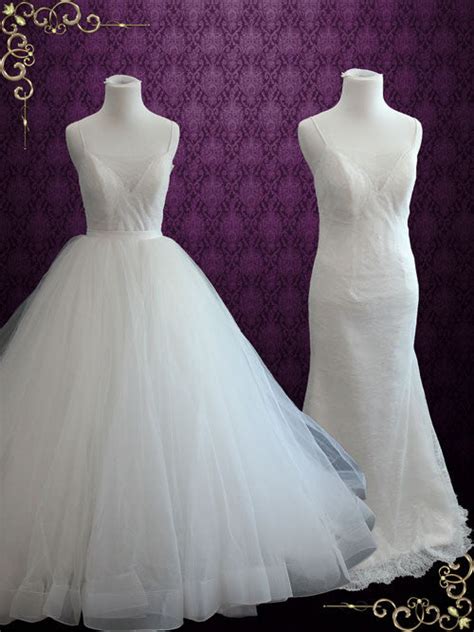 2 In 1 Convertible Wedding Dresses All You Need Infos