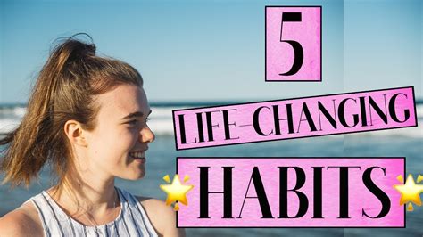 5 Healthy Habits That Changed My Life Youtube