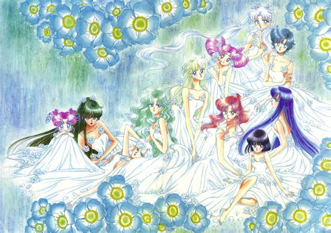 Sailor Moon Chibi Chibi Setsuna Meioh Haruka Tenoh Michiru Kaioh Minako Aino Makoto Kino