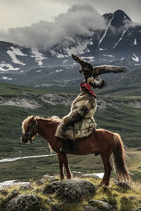 Shohan A Kazakh Eagle Hunter Altai Mountain Range Mongolia This Is