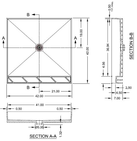 These units are much narrower than a standard house shower enclosure, and so they require specifically sized camper shower curtains. Tile Shower Pans - easy to install single curb shower pan kits