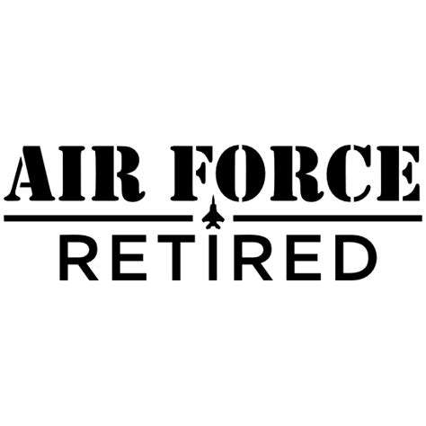 Us Air Force Retired Sticker
