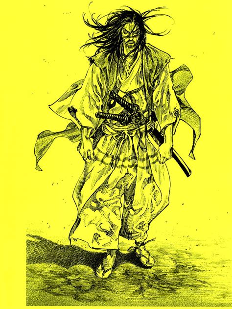 Miyamoto Musashi Art Berserk Vagabond Takehiko Inoue Anime