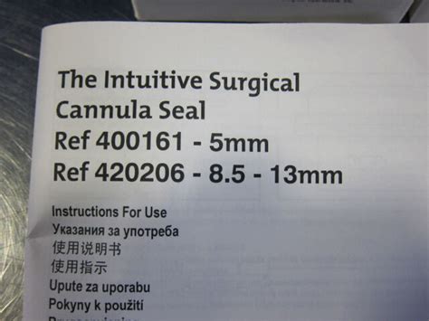 New Intuitive Da Vinci 400161 Cannula Seal Lot Of 40 Disposables