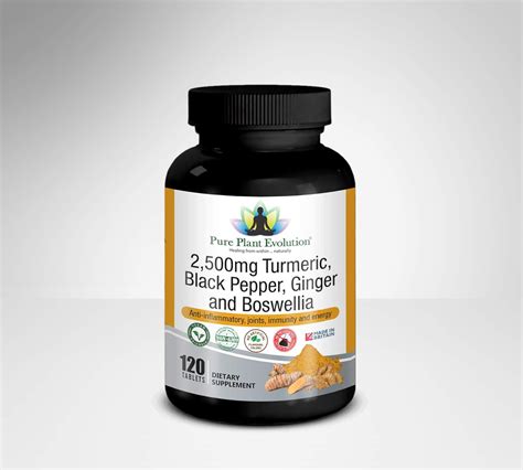 Mg Organic Turmeric With Organic Black Pepper Ginger And Boswellia