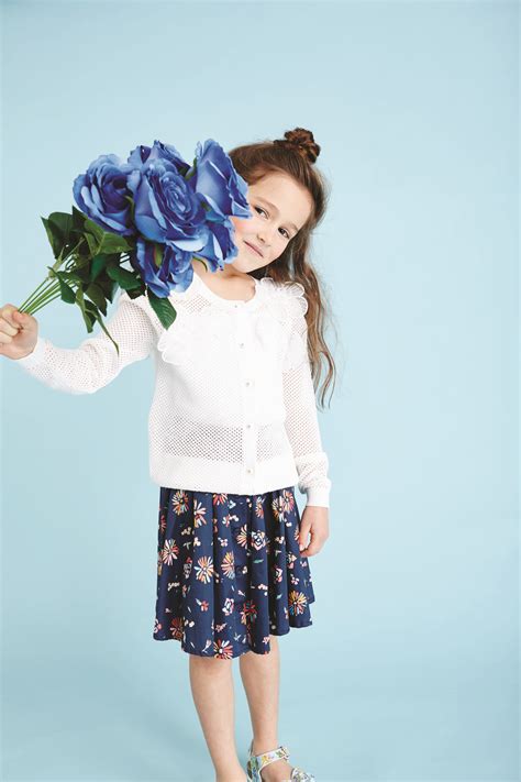 Little London Magazine Spring Floral Shoot Chloe White Lace Cardigan